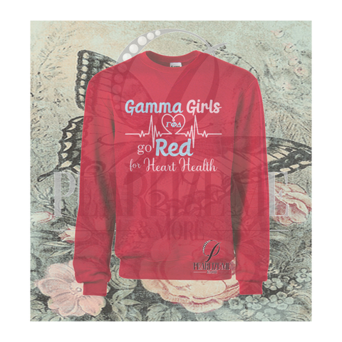 Go Red - Fleece Crew Sweater